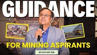 Prof. N.C. Dey’s Visionary Guidance for Mining Aspirants | MG Fiesta 2025 | Mining Gyan