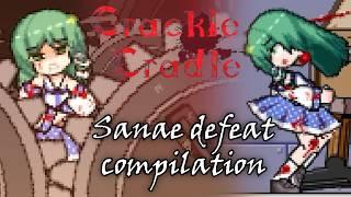 Sanae Kochiya from Touhou - all deaths (almost) - Crackle Cradle
