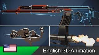 AK-47 - How this rifle works! (Animation)