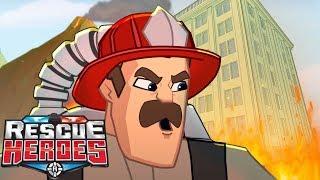 Rescue Heroes™- Lava On The Loose! | Episode 7 | Videos For Kids | Kids Heroes | Cartoon Heroes