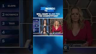 Will Mary McCormack slaw-ter the competition or will their points get tossed? #25WordsorLess