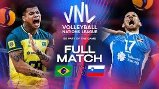 You Did Not Expect this Ending!  Brazil vs. Slovenia - VNL 2024 | Full Match