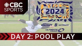 Canadian University Ultimate Championships - Day 2: Division 1 pool play women’s & open | #CBCSports