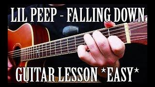 How to Play "Falling Down" by Lil Peep & XXXTentacion on Guitar