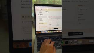 Our Notion To-do list Transformation  #shorts #notion #notiontemplates