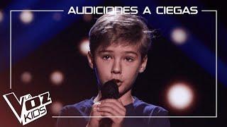 Lucas Paulano canta "Luz de luna" | Audiciones a ciegas | La Voz Kids Antena 3 2025