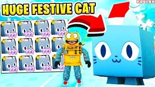 ОБНОВЛЕНИЕ HUGE Festive CAT СИМУЛЯТОР Питомцев X! ROBLOX Pet Simulator X