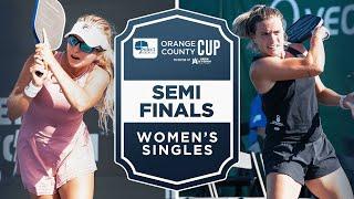 Anna Leigh Waters v Judit Castillo at the Select Medical Orange County Cup