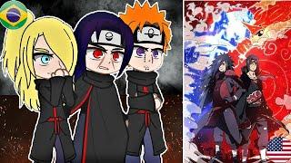 ️•Akatsuki React to Itachi Vs Madara️•|| Gasha React || Fan Animation