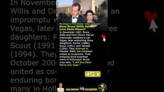 Does Bruce Willis Still Love Demi Moore?