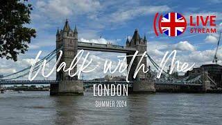 LIVE I A Day in London with Tricky Brickys. Walking Tour | August | Aug 10/24 #livestream #London