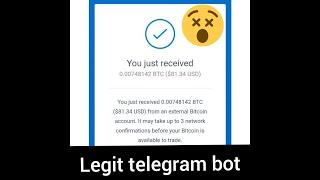 Btc claim bot (telegram legit bot)