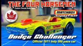 Matchbox Superfast Dodge Challenger (303-304) Four Horsemen Pace Cars