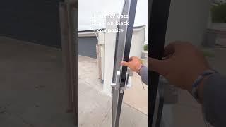 Large RV Gate black composite