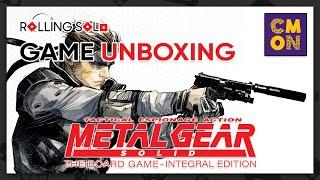 Metal Gear Solid: The Board Game | Game Unboxing