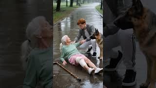 Angel dog Family's guardian Thanks to the dog,the elder was saved #rescue #shorts #dog #pet #animals