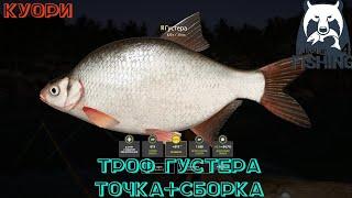 Русская Рыбалка 4. Куори троф Густера. Точка+Сборка.