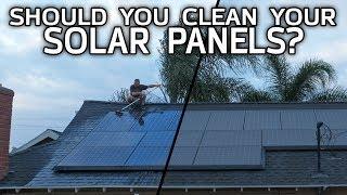 Should You Clean Your Solar Panels? Before/After Testing!