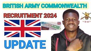 British Army recruitment: update on 2024 Commonwealth Nationals application