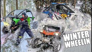 Can the CFMOTO Handle the Snow? RZR Pro XP, KRX 1000 & Z-Force 950 SXS's on a Winter Off-Road Ride