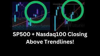 Multiple Closes Above Trendlines // SP500, SPY QQQ Nasdaq Stock Market Analysis