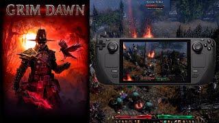 Grim Dawn на Steam Deck.