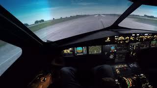 A320 Single Engine Landing Fully Manual