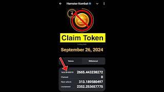 Hamster Kombat Scam | Hamster Kombat Token Claim Now | Hamster Kombat token Claim