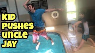 Kid Temper Tantrum Pushes Uncle Jay Into Swimming Pool After Learning He Moved In [Original]