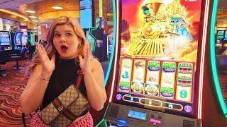 Hitting a Bonus on EVERY Slot Machine I Played!! 