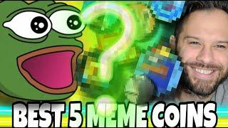 BEST 5 MEME COINS TO BUY NOW (Huge Potential!!)