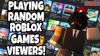 Playing Random Roblox Games With Viewers | Viewers Pick! | NotVALVET