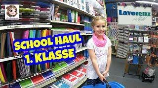 HANNAHS SCHOOL HAUL ️ 5-Jährige kauft Schulsachen für die 1. Klasse ️ Einschulungs - Shopping