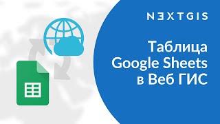 NextGIS Toolbox – Таблица Google Sheets в Веб ГИС