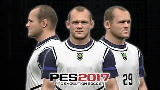 PES 2017 | NEW WAYNE ROONEY 2009 FACE | DOWNLOAD