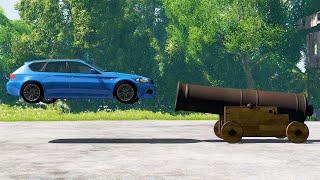 Mobil vs Cannon - BeamNG Drive