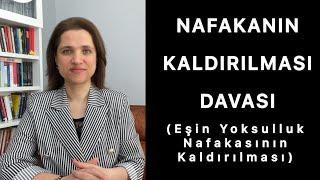 NAFAKANIN KALDIRILMASI DAVASI |Eşin Yoksulluk Nafakasının Kaldırılması | Avukat Aysel Aba Kesici