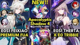 NEW Apocalyptic Shadow Floor 4 3 Stars | E0S1 Feixiao & E0S1 The Herta | Honkai: Star Rail 3.1