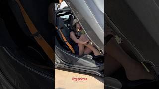 SEXY LADY IN A MCLAREN 720S #monaco #supercars #shorts #viral #trending #fyp #foryou