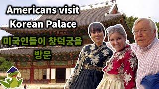 Americans Visit Korean Palace