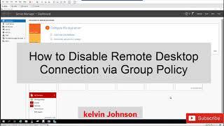 How to Disable Remote Desktop Connection via Group Policy | Disable Remote Desktop Connections