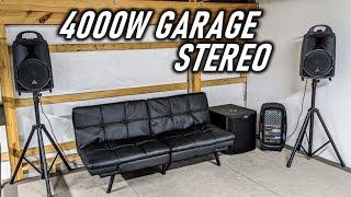 Installing a 4000W STEREO in my Garage