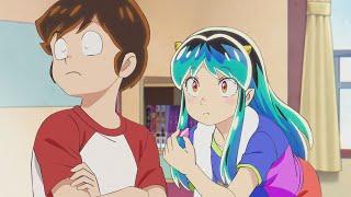 Lum-chan gives the "Love Potion" to Ataru in a candy form!!!  ^_^  "Urusei Yatsura 2022" - うる星やつら