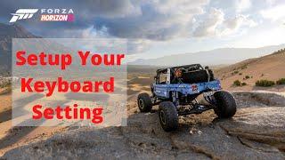 How to Setup Keyboard Setting in Forza Horizon 5 | Best Setting for Forza Horizon 5