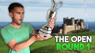 FIRST EVER GAZS GOLF MAJOR | What Can I Shoot Round 1?? Bamburgh Castle Golf club !!