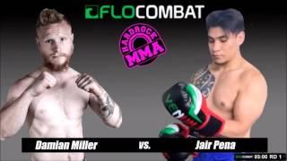 Hardrock MMA 84 Fight 2 Damian Miller vs Jair Pena 140 Ammy KNOCK OUT