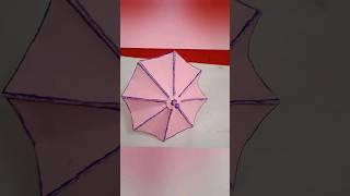 Umbrella making with craft paper