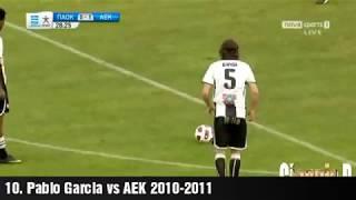 Top 15 Free Kick Goals Ever - PAOK FC