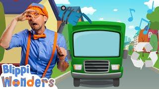 Blippi's Garbage Truck Song! | Blippi Wonders Educational Videos for Kids