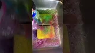 The Pour #spongesqueeze #sudsandsponges #asmr #smellssogood